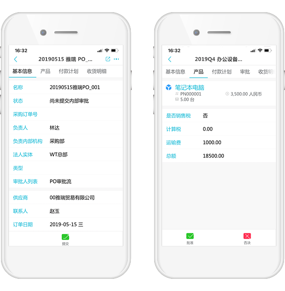 移動(dòng)端采購(gòu)訂單系統(tǒng)